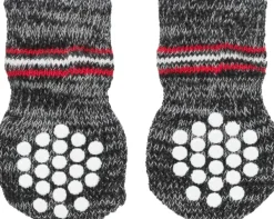 Trixie Koiran Tossut^Non-Slip -koiran sukat, harmaa M-L