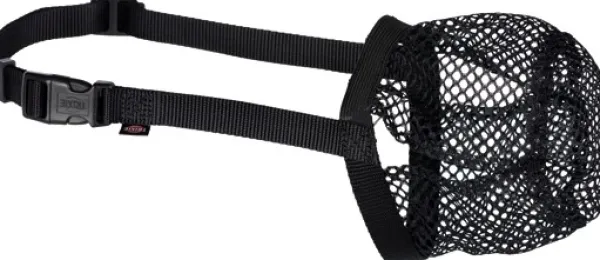 Trixie -suojaverkko kuonolle, M-L, musta| Koiranpentujen Tarvikkeet