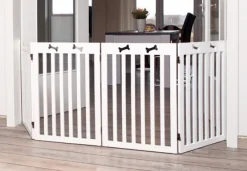 Trixie -koiraportti 4-osainen 60-160 × 75 cm| Koiraportit Ja Luukut