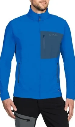 Vaude Badile -softshelltakki sininen| Softshelltakit Ja Tuulenpitävät Takit