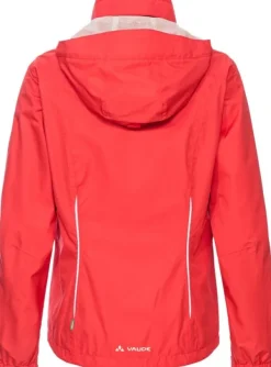 Vaude Sadevaatteet^Escape Bike Light Jacket naisten ulkoilutakki, punainen