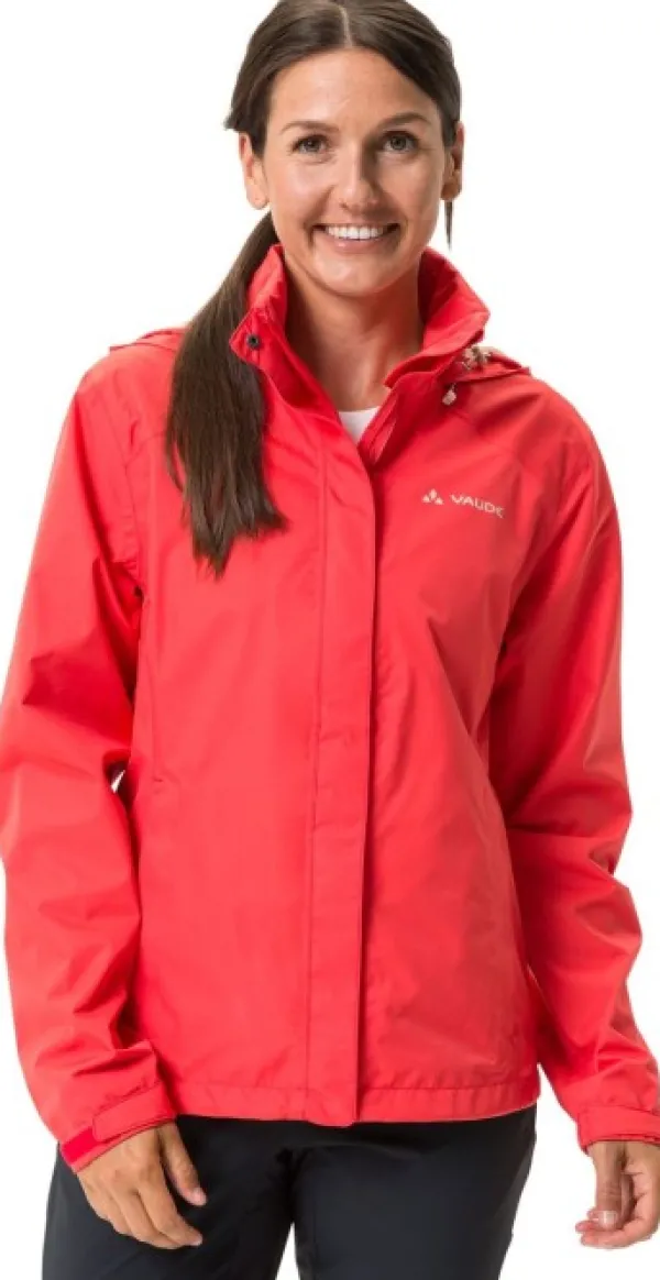 Vaude Sadevaatteet^Escape Bike Light Jacket naisten ulkoilutakki, punainen