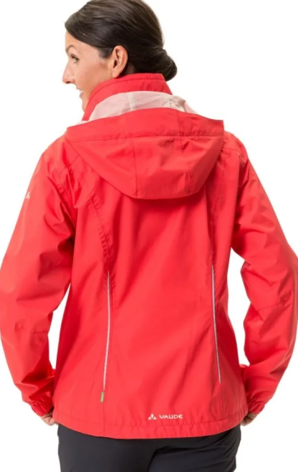 Vaude Sadevaatteet^Escape Bike Light Jacket naisten ulkoilutakki, punainen