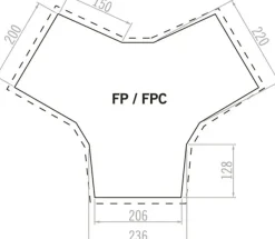 Vaude Teltat/Telttatarvikkeet^FPC Badawi 4P Bark telttapohja