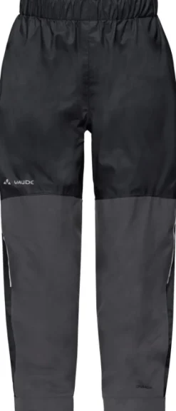 Vaude Kids Escape Pants VI lasten ulkoiluhousut, musta| Lasten Housut