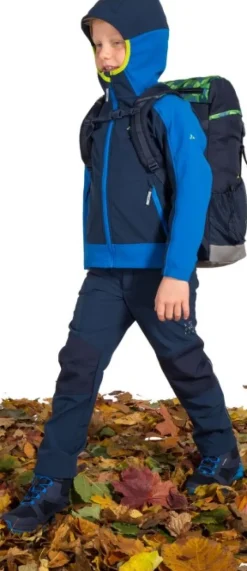 Vaude Kids Rondane Jacket IV lasten softshell-takki, sininen| Lasten Takit
