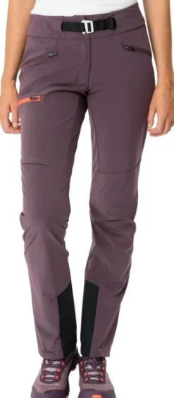 Vaude Tekoa Biobased Pants naisten vaellushousut, violetti| Retkeilyhousut
