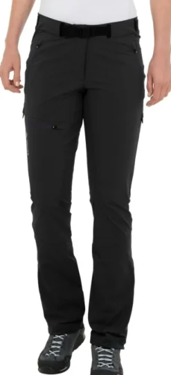 Vaude Retkeilyhousut^Wintry Pants IV softshellhousut, musta