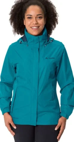 Vaude W's Escape Light Jacket Arctic Blue -naisten kevyt sadetakki| Sadevaatteet