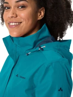 Vaude W's Escape Light Jacket Arctic Blue -naisten kevyt sadetakki| Sadevaatteet