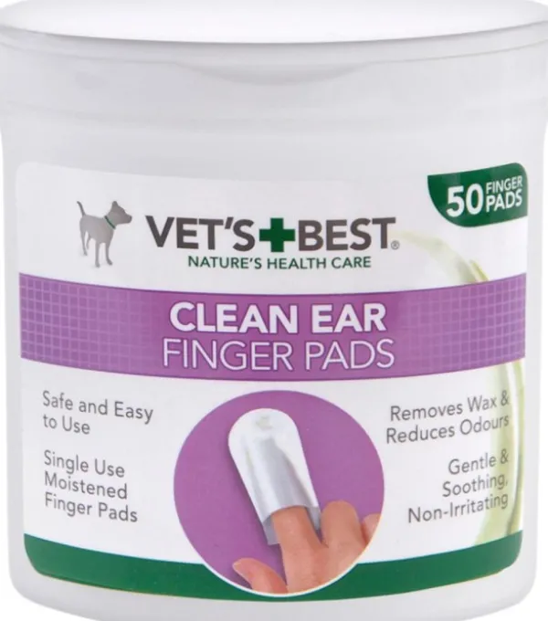 Vetu0027s Best Korvat Ja Silmät^Vet's Best Clean Ear Finger Pads 50 pcs