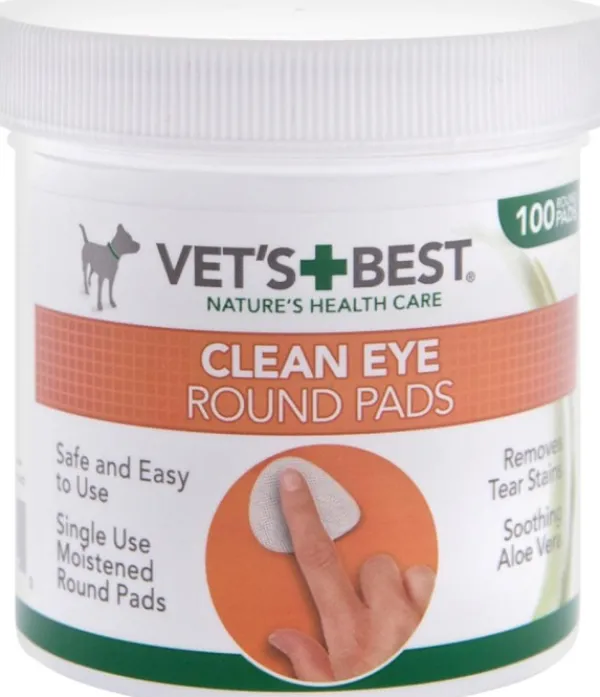 Vetu0027s Best Vet's Best Clean Eye Round Pads 100 pcs| Korvat Ja Silmät