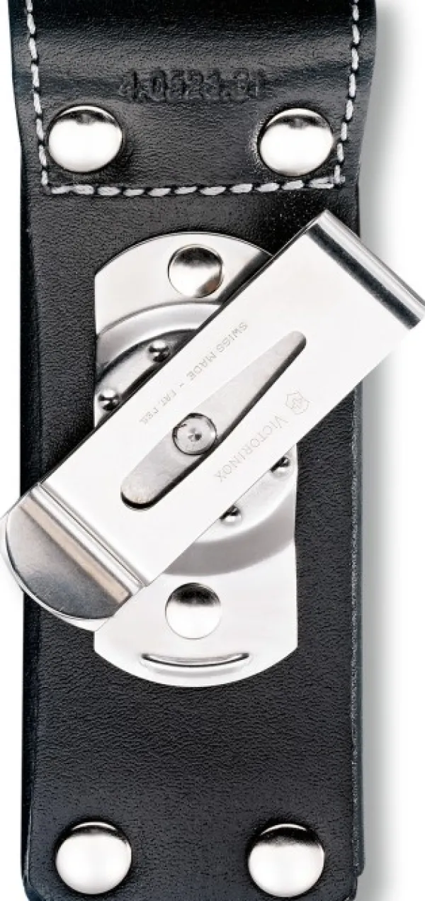 Victorinox Belt Pouch Leather Black 6 Layer vyökotelo| Kotelot Ja Tarvikkeet