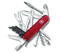 Victorinox Monitoimityökalut^CyberTool M32 -monitoimityökalu, läpinäkyvä punainen