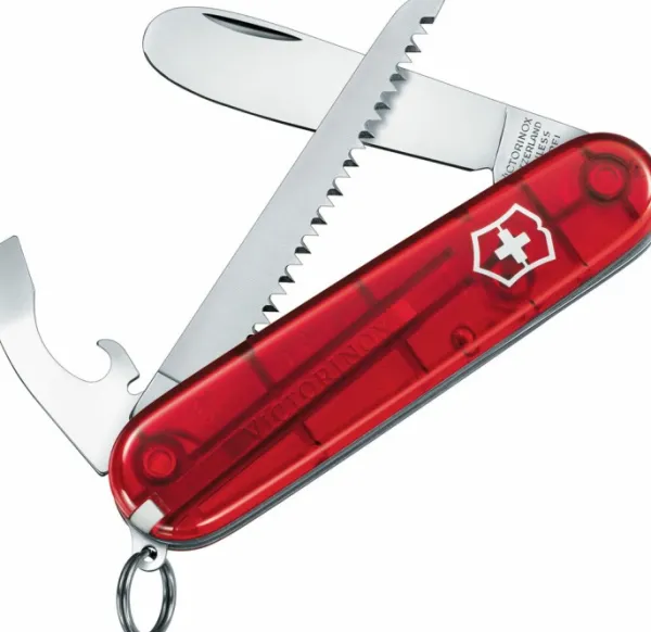 Victorinox Monitoimityökalut^My First II lasten monitoimityökalu, läpinäkyvä punainen