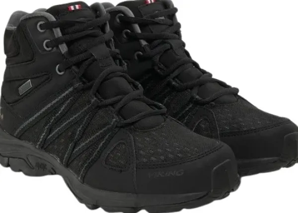 Viking Sporty Mid GTX naisten vaelluskengät, musta/harmaa| Vaellus- Ja Trekkingkengät