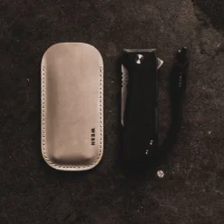 WESN Kotelot Ja Tarvikkeet^Allman Leather Sheath tuppi, Black