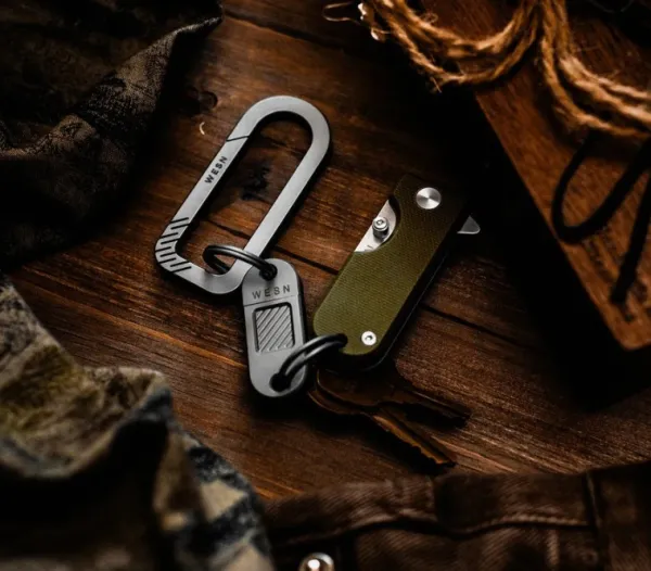 WESN Microblade OD Green G10 X Titanium taittoveitsi| Taittoveitset