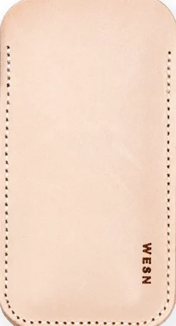 WESN Kotelot Ja Tarvikkeet^Pocket Sharpner Sheath tuppi hiomakivelle, Natural