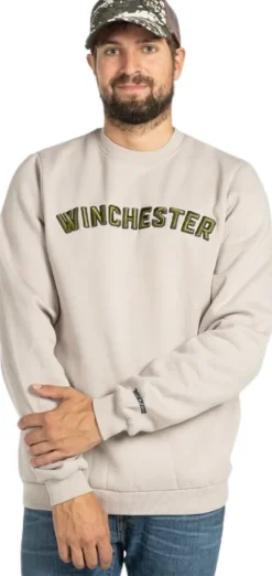 Winchester Falcon Crewneck Sweatshirt pusero, harmaa| Metsästysliivit/Fleeceliivit