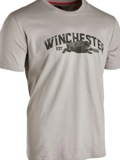 Winchester Vermont T-Shirt t-paita, harmaa| Metsästysliivit/Fleeceliivit