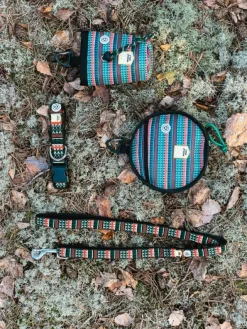 Woolly Wolf Collar koiran kaulapanta, 40 - 65 cm, Woodland| Kaulapannat