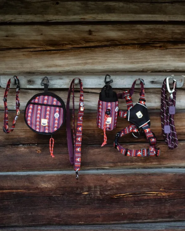 Woolly Wolf Taluttimet^Rope Leash köysitalutin, Raven Black