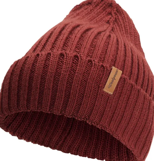 Woolpower Metsästysasusteet/Metsästyspipot^Beanie Rib Rust red