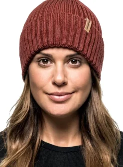 Woolpower Metsästysasusteet/Metsästyspipot^Beanie Rib Rust red