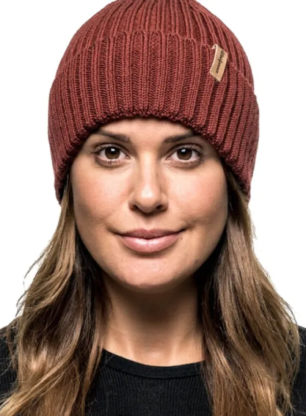 Woolpower Metsästysasusteet/Metsästyspipot^Beanie Rib Rust red