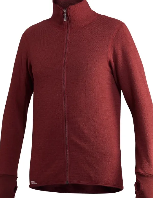 Woolpower Full Zip Jacket 400 -takki, unisex, Rust Red| Metsästysliivit/Fleeceliivit