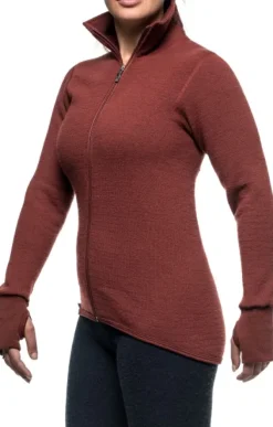 Woolpower Full Zip Jacket 400 -takki, unisex, Rust Red| Metsästysliivit/Fleeceliivit