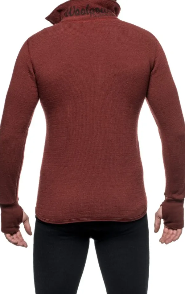 Woolpower Full Zip Jacket 400 -takki, unisex, Rust Red| Metsästysliivit/Fleeceliivit