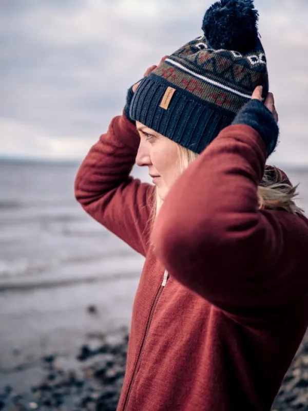 Woolpower Full Zip Jacket 400 -takki, unisex, Rust Red| Metsästysliivit/Fleeceliivit