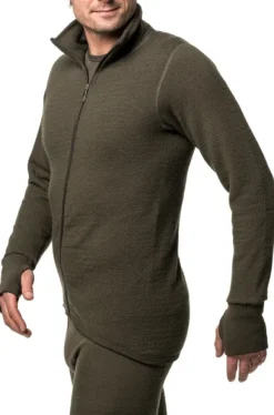 Woolpower Full Zip Jacket 400 Unisex Pine Green| Metsästysliivit/Fleeceliivit