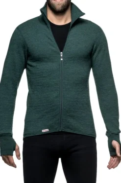 Woolpower Metsästysliivit/Fleeceliivit^Full Zip Jacket 400 -takki, unisex, Forest Green