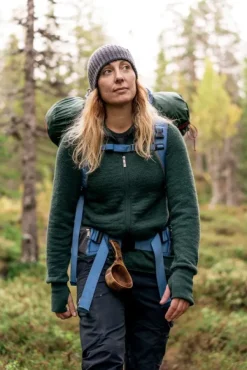 Woolpower Metsästysliivit/Fleeceliivit^Full Zip Jacket 400 -takki, unisex, Forest Green