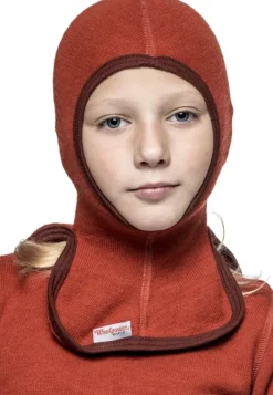Woolpower Kids Balaclava 200 lasten kypärämyssy, punainen| Lasten Alusasut Ja Kerrastot