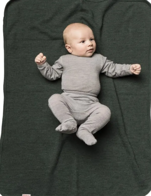 Woolpower Kids Blanket 400 merinovillapeitto, Forest Green| Lasten Asusteet