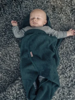 Woolpower Kids Blanket 400 merinovillapeitto, Forest Green| Lasten Asusteet