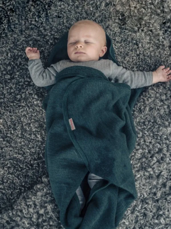 Woolpower Kids Blanket 400 merinovillapeitto, Forest Green| Lasten Asusteet