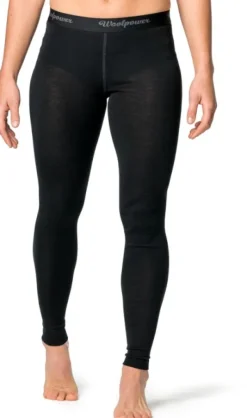 Woolpower W's Long Johns Lite Black| Kerrastohousut