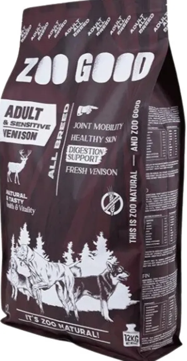 ZOO GOOD Venison Sensitive Adult All Breed 12 kg| Koiran Kuivaruoka