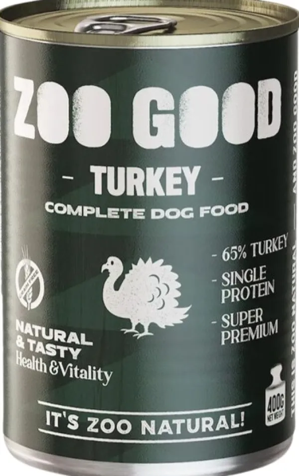 ZOO GOOD Koiran Märkäruoka^Wet-food Adult Turkey 400 g